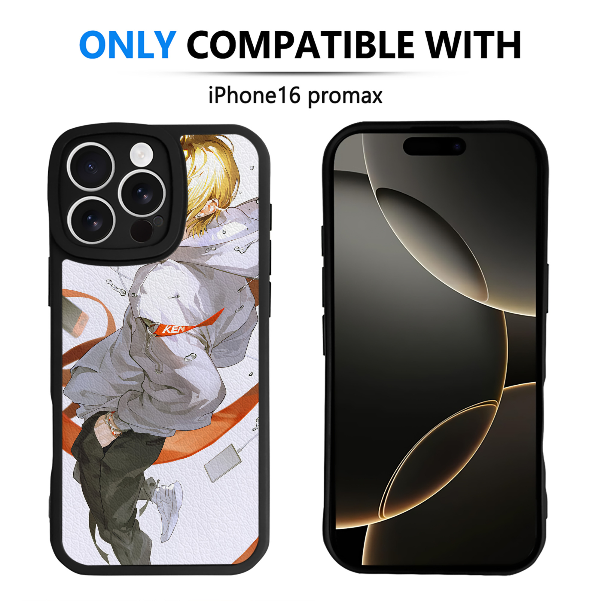 （画像用） ハイキュー!! Haikyu!! 【iPhone 16シリーズ対応】シリコンスマホケース（レザー調） 材質：シリコン